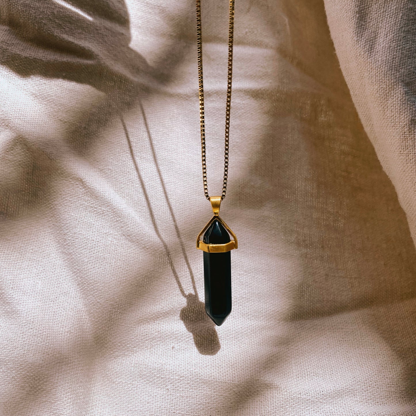 BELLE BLACK ONYX Halskette | Necklace Gold