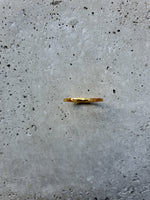 AYU thin GOLD hammered Ring Gold - The Santai Collection