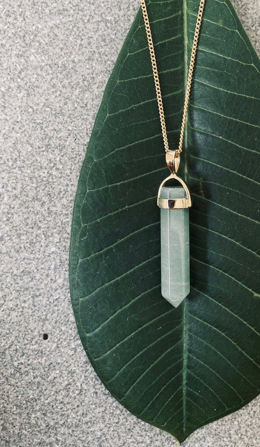 BELLE Aventurin Halskette | Necklace Gold - The Santai Collection