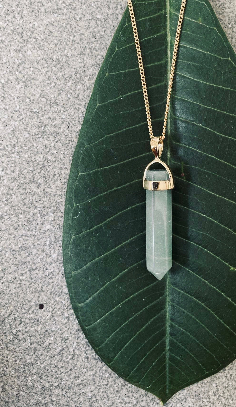 BELLE Aventurin Halskette | Necklace Gold - The Santai Collection