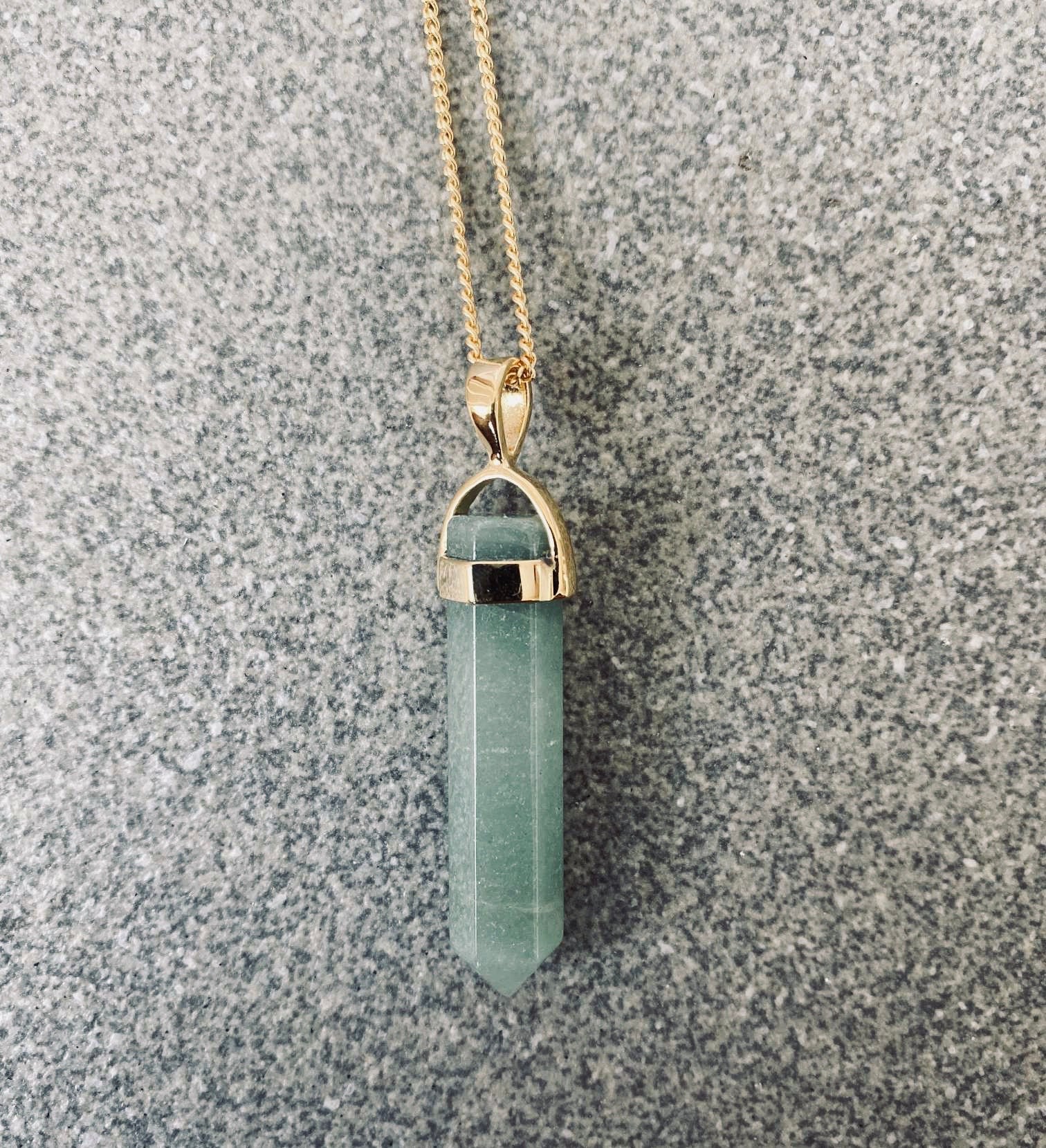 BELLE Aventurin Halskette | Necklace Gold - The Santai Collection