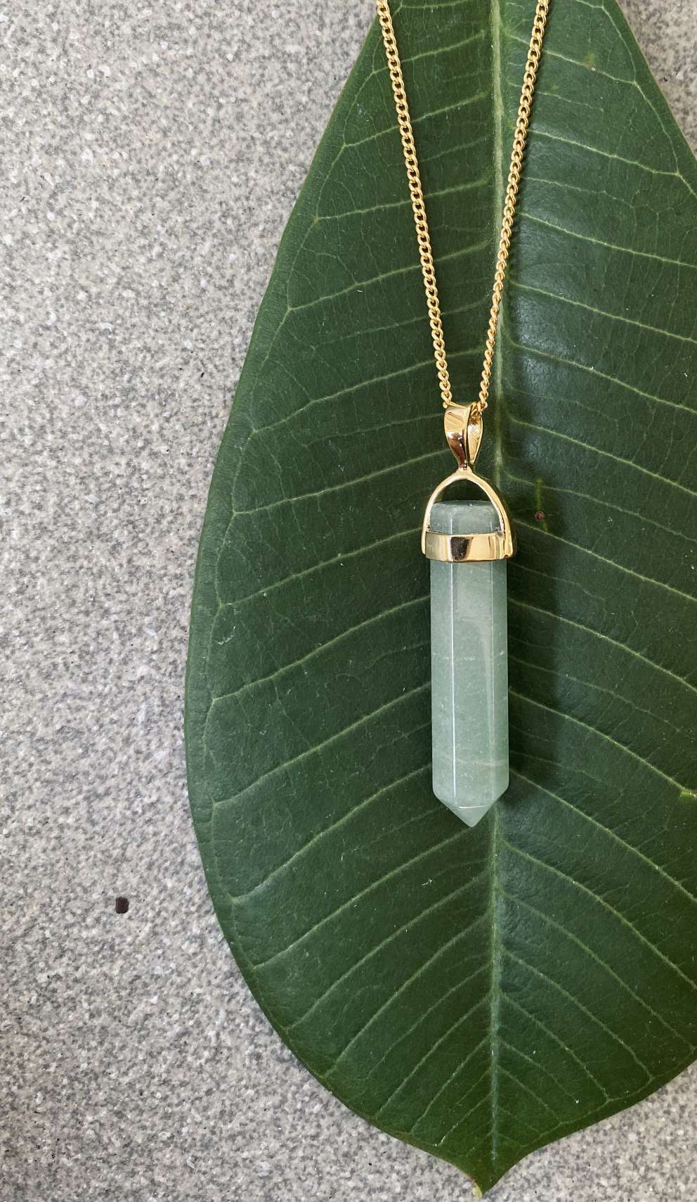 BELLE Aventurin Halskette | Necklace Gold - The Santai Collection