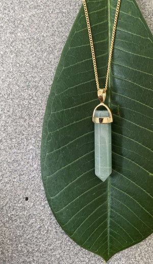 BELLE Aventurin Halskette | Necklace Gold - The Santai Collection