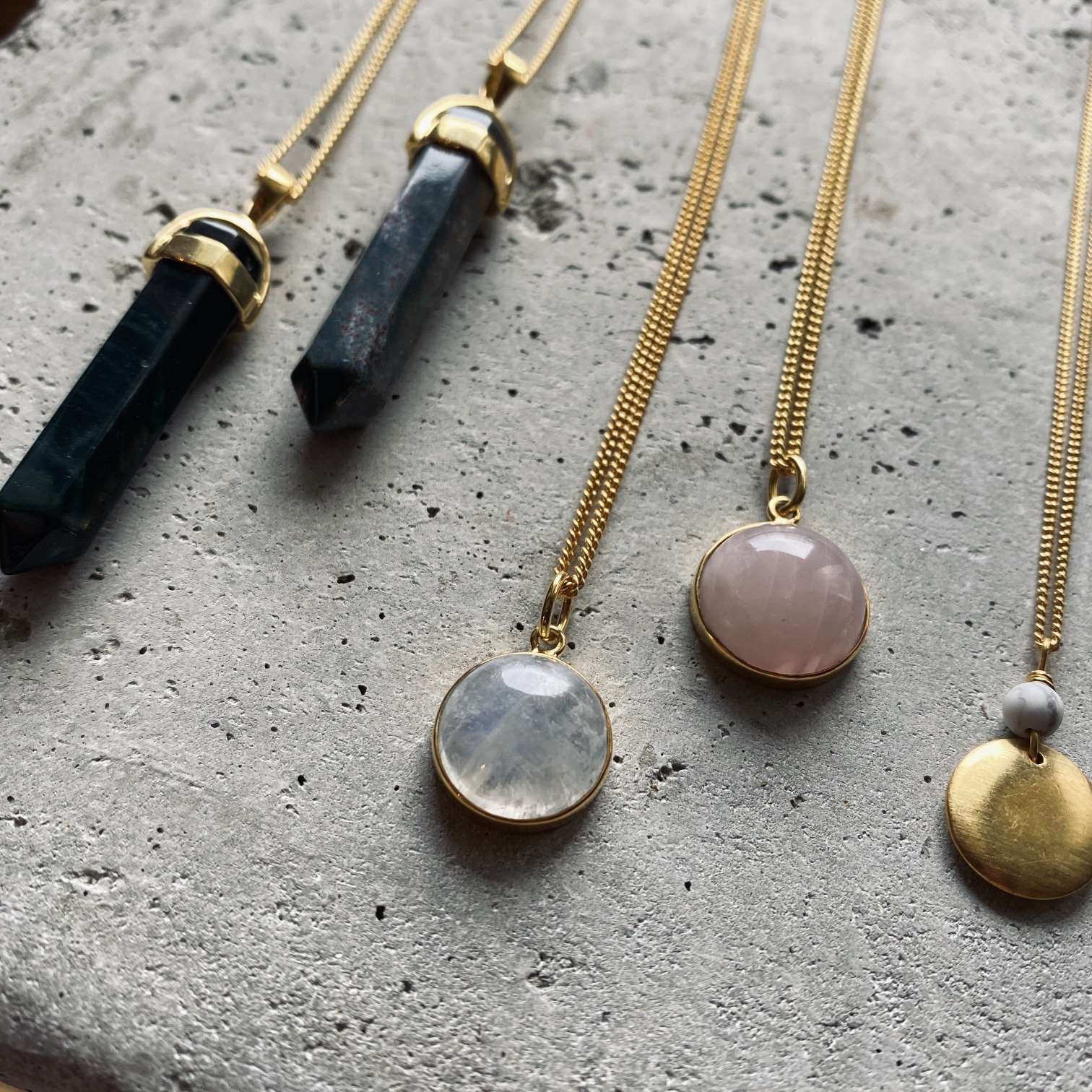 BELLE Heliotrop Halskette | Necklace Gold - The Santai Collection