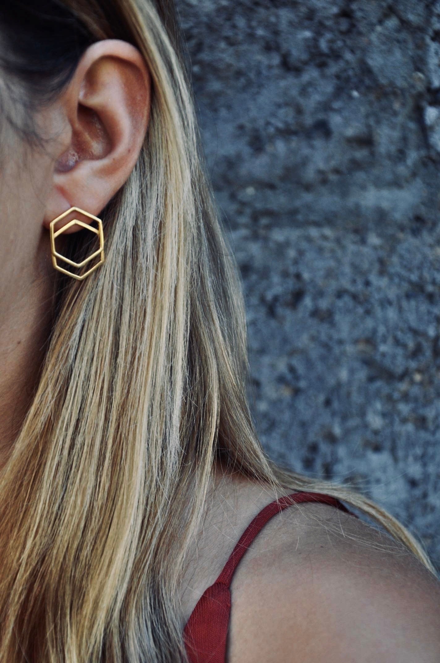 DANI vergoldet Ohrring | Earring Gold - The Santai Collection