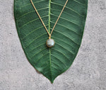 HANA Labradorit Halskette | Necklace Gold - The Santai Collection