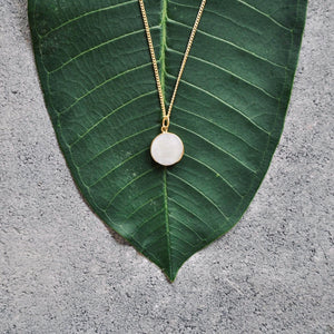 HANA Perlmutt Halskette | Necklace Gold - The Santai Collection