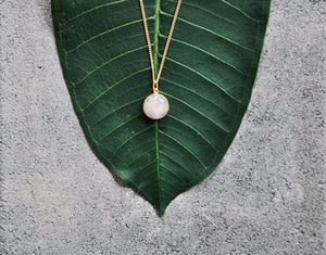 HANA Rosenquarz Halskette | Necklace Gold - The Santai Collection