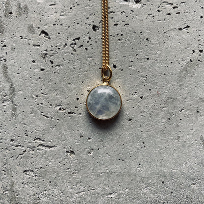HANA Mondstein Halskette | Necklace Gold - The Santai Collection