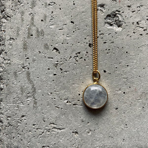 HANA Mondstein Halskette | Necklace Gold - The Santai Collection