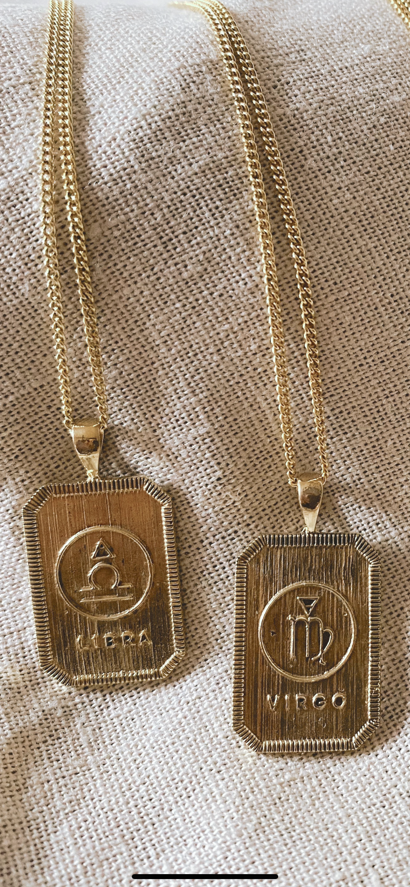 ZODIAC. Collection   VIRGO | JUNGFRAU Halskette | Necklace Gold | Sternzeichen Kette