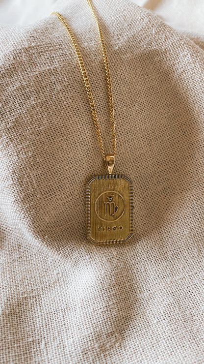 ZODIAC. Collection   VIRGO | JUNGFRAU Halskette | Necklace Gold | Sternzeichen Kette