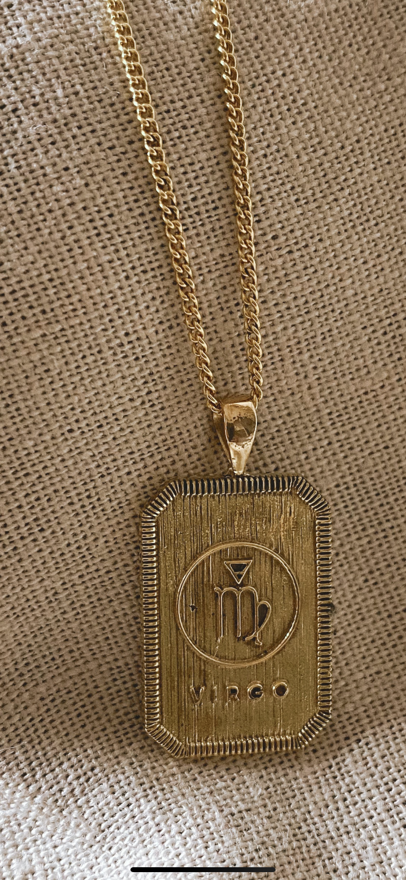 ZODIAC. Collection   VIRGO | JUNGFRAU Halskette | Necklace Gold | Sternzeichen Kette