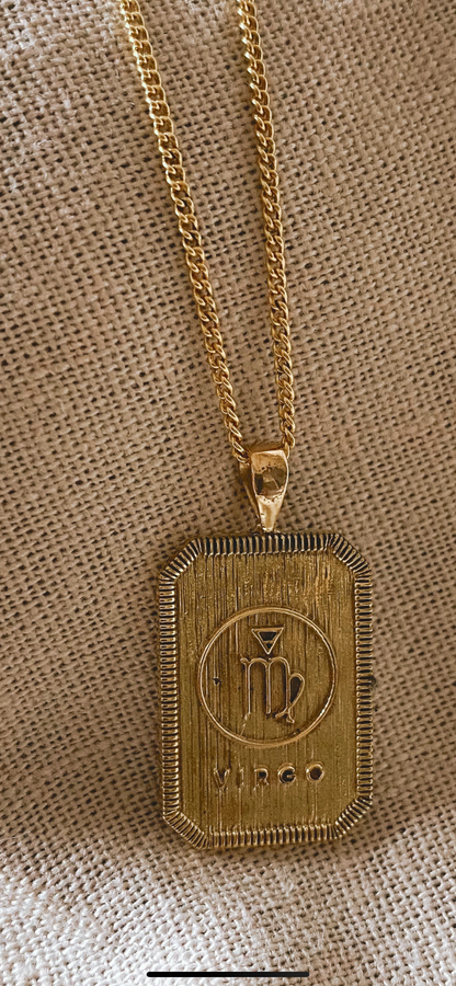 ZODIAC. Collection   VIRGO | JUNGFRAU Halskette | Necklace Gold | Sternzeichen Kette