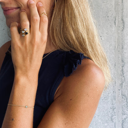 NALILET Aventurin Armschmuck | Bracelet Gold