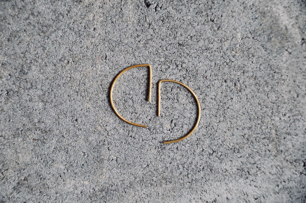 LIN Ohrring | Earring Gold - The Santai Collection