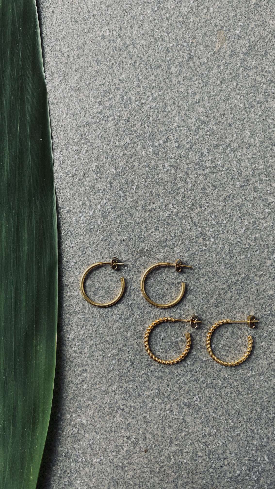 NARA small Ohrring | Earring Gold - The Santai Collection