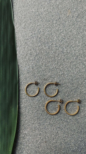 NARA small Ohrring | Earring Gold - The Santai Collection