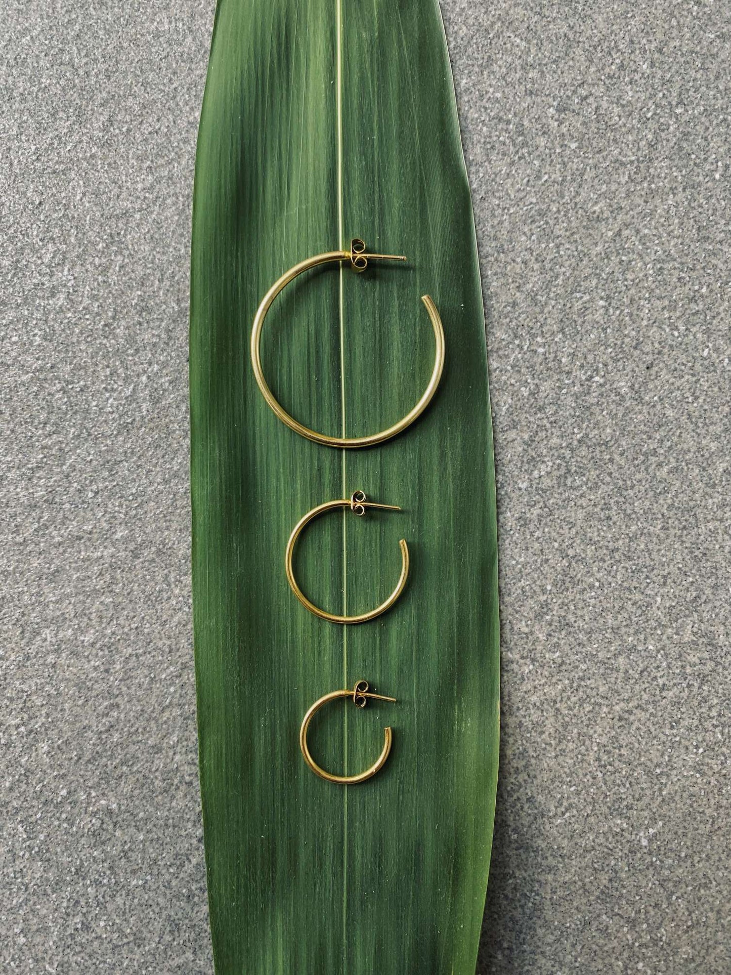 NARA big Ohrring | Earring Gold - The Santai Collection