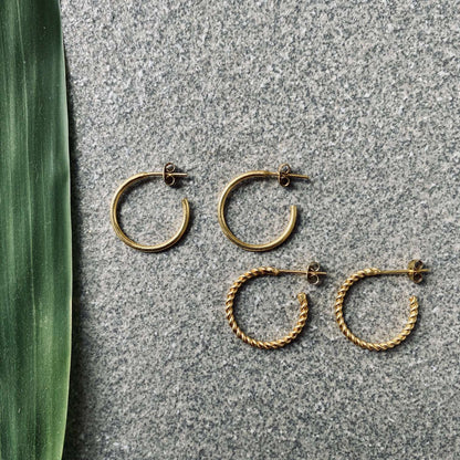 NARA small Ohrring | Earring Gold - The Santai Collection