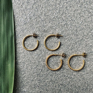 NARA small Ohrring | Earring Gold - The Santai Collection