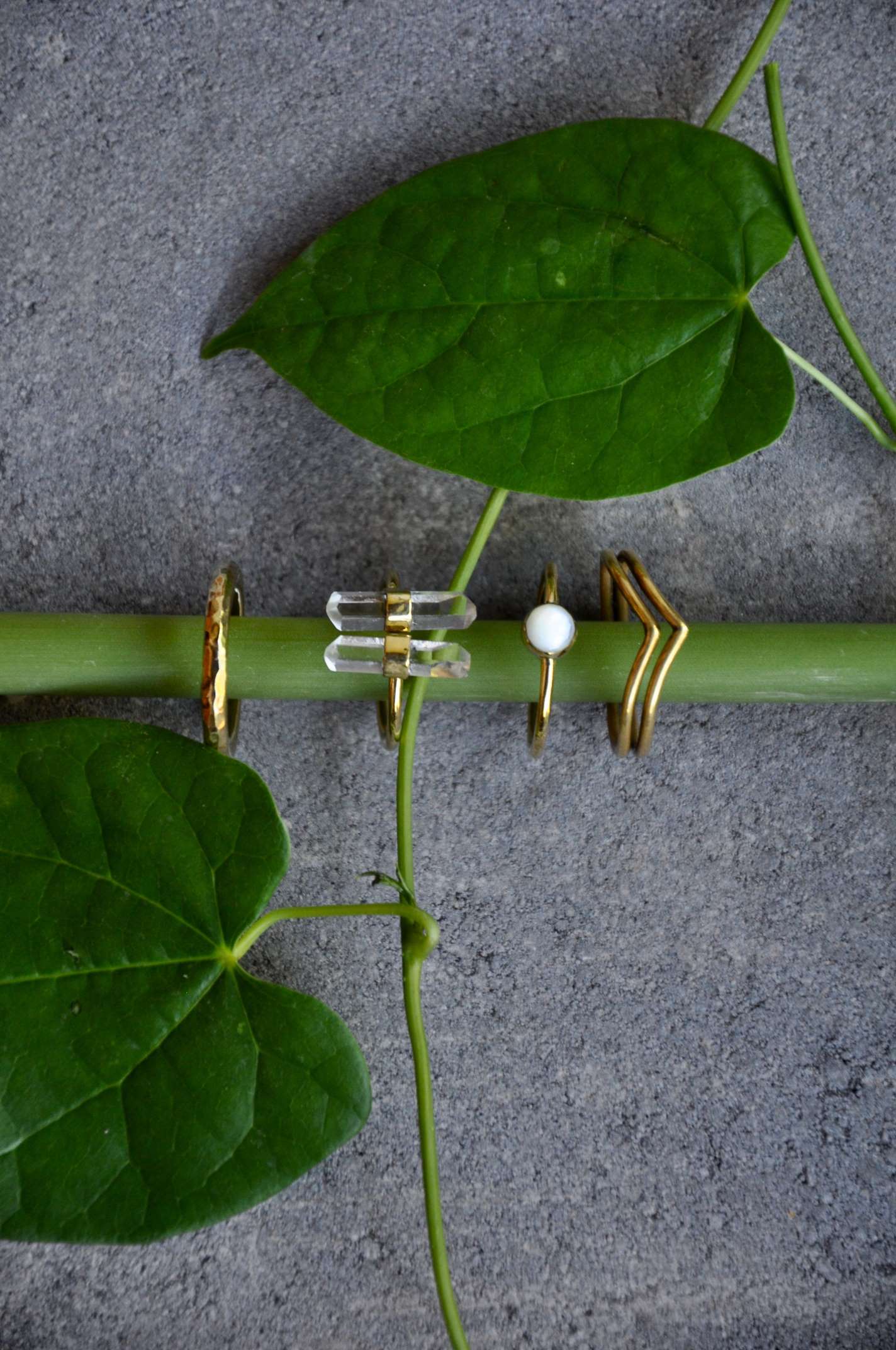 ARINI DOUBLE Ring Gold - The Santai Collection