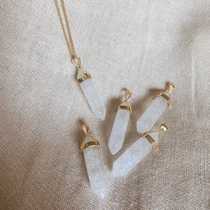 BELLE Crystal Halskette | Necklace Gold