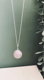 HANA ROSENQUARZ Halskette | Necklace Silver