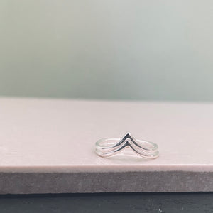 ARINI DOUBLE Ring Silver