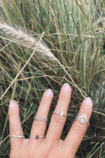 DEWI ROSEQUARZ Ring Silver