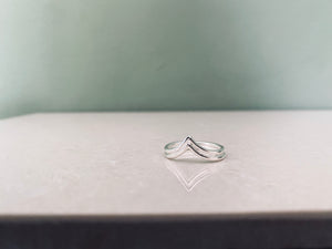 ARINI DOUBLE Ring Silver