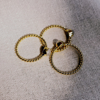 SENANG ROSEQUARZ Ring Gold