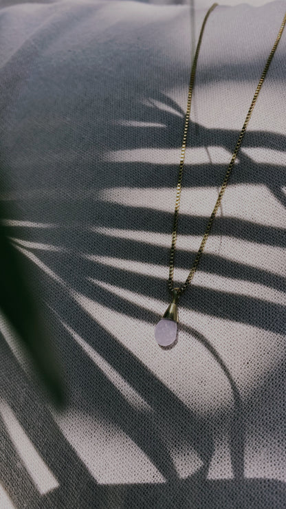 AMI AMETHYST Halskette | Necklace Gold