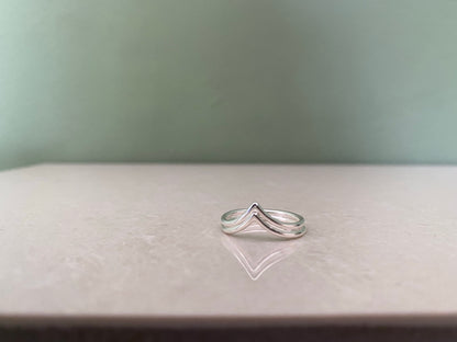 ARINI DOUBLE Ring Silver