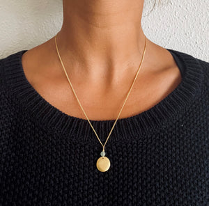 ANAM AVENTURIN Halskette | Necklace Gold