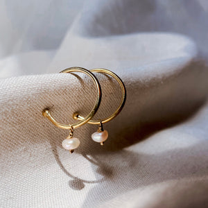 LIV Ohrring ROSÉ PEARL  | Earring Gold