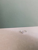 DEWI ROSEQUARZ Ring Silver