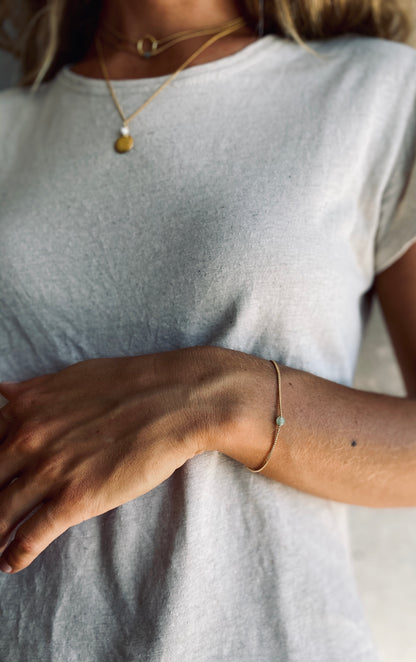 NALILET Aventurin Armschmuck | Bracelet Gold