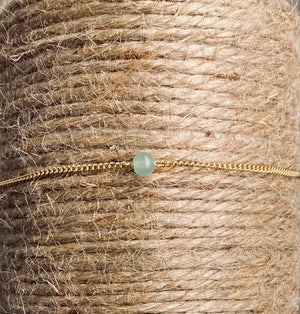 NALILET Armschmuck Aventurin | Bracelet Gold