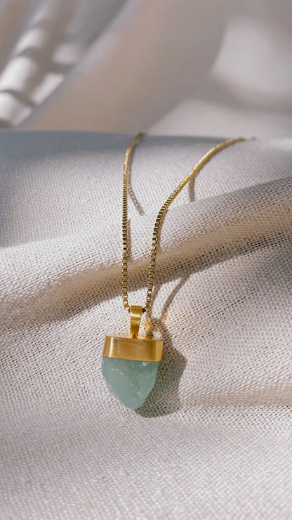 MENTARI AVENTURIN Halskette | Necklace Gold my