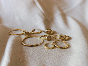 AULIA Ohrring 40mm | Earring Gold