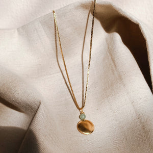ANAM AVENTURIN Halskette | Necklace Gold
