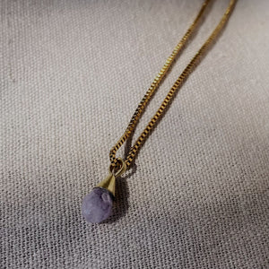 AMI AMETHYST Halskette | Necklace Gold