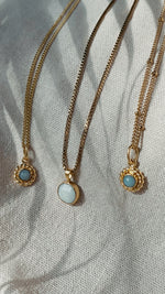 HANA AMAZONIT SMALL Halskette | Necklace Gold
