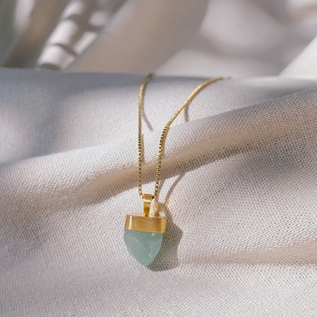MENTARI AVENTURIN Halskette | Necklace Gold