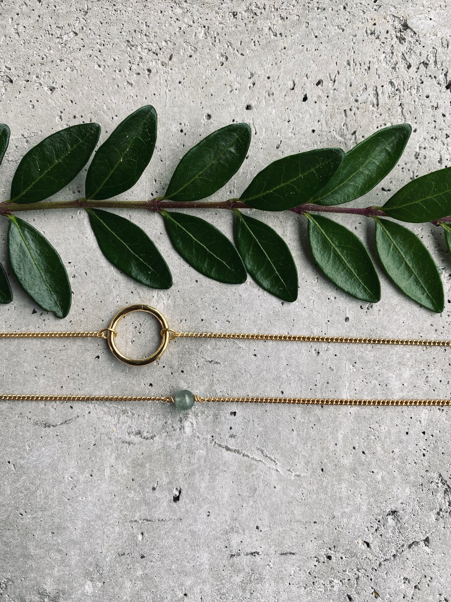 NALI Aventurin Halskette | Necklace Gold