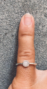 DEWI ROSEQUARZ Ring Silver