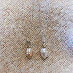 ELLE Flores Pearl Halskette | Necklace Silver