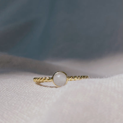 SENANG ROSEQUARZ Ring Gold