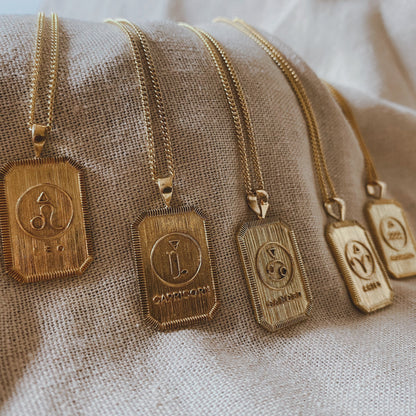 ZODIAC. Collection TAURUS | STIER Halskette | Necklace Gold | Sternzeichen Kette